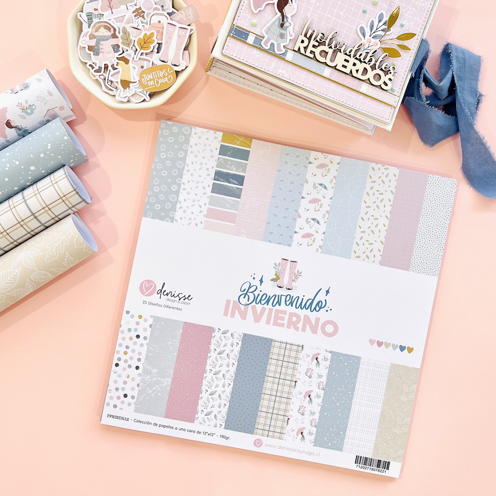 Bienvenido Invierno, Colección de Papeles 12"x12"- Denisse Reynaga