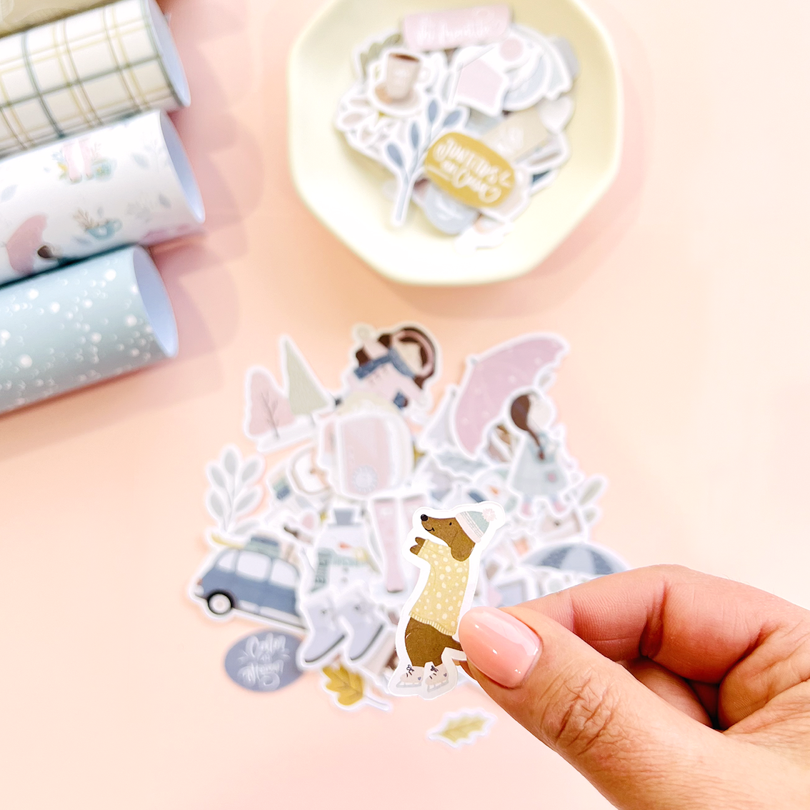 Bienvenido Invierno Die cut Ilustraciones - Denisse Reynaga