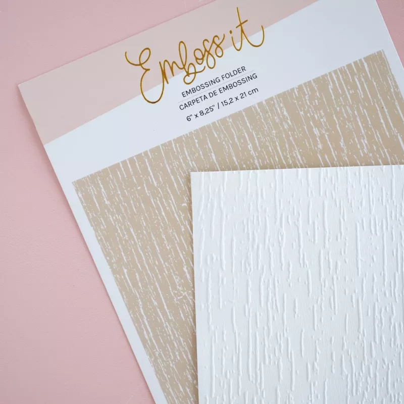 Carpeta de Embossing  Madera - Lora Bailora