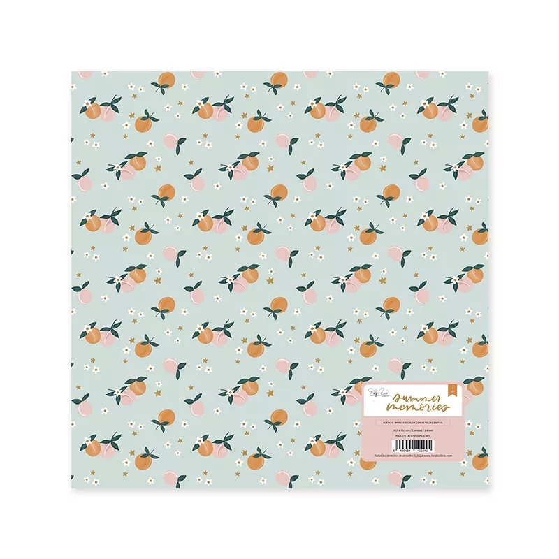 Vellum PEACHES Summer Memories - Lora Bailora
