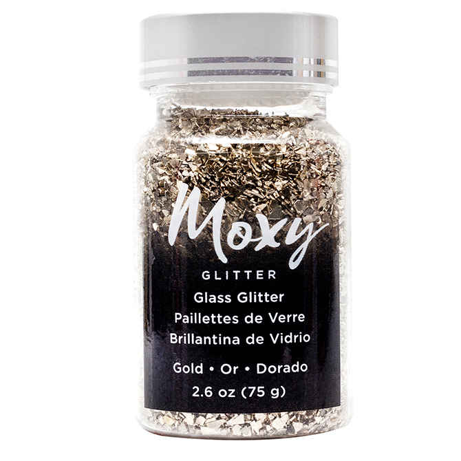 Glitter  Brillantina de vidrio Moxy - Dorado