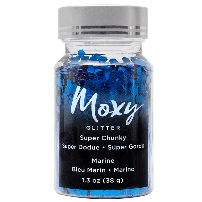 Glitter Super Gordo Moxy - Marino
