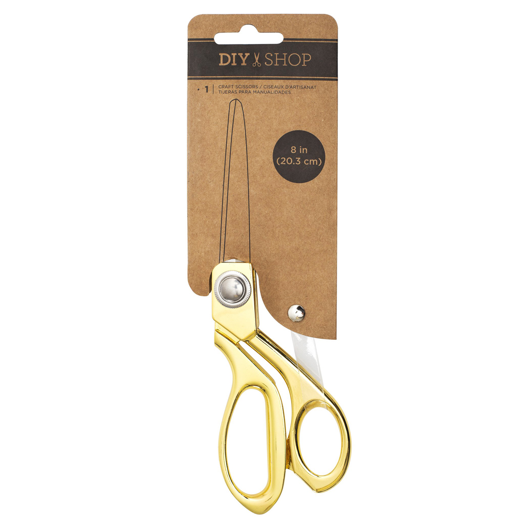 Tijera Craft Scissors Dorado DIY SHOP 8"
