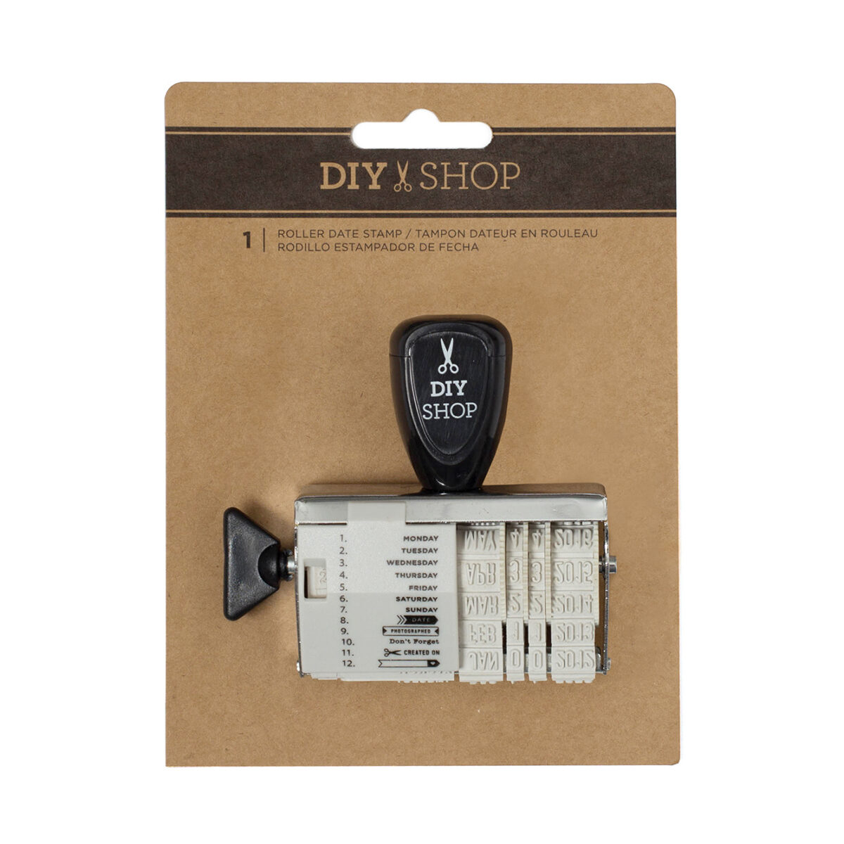 Sello de fecha giratorio