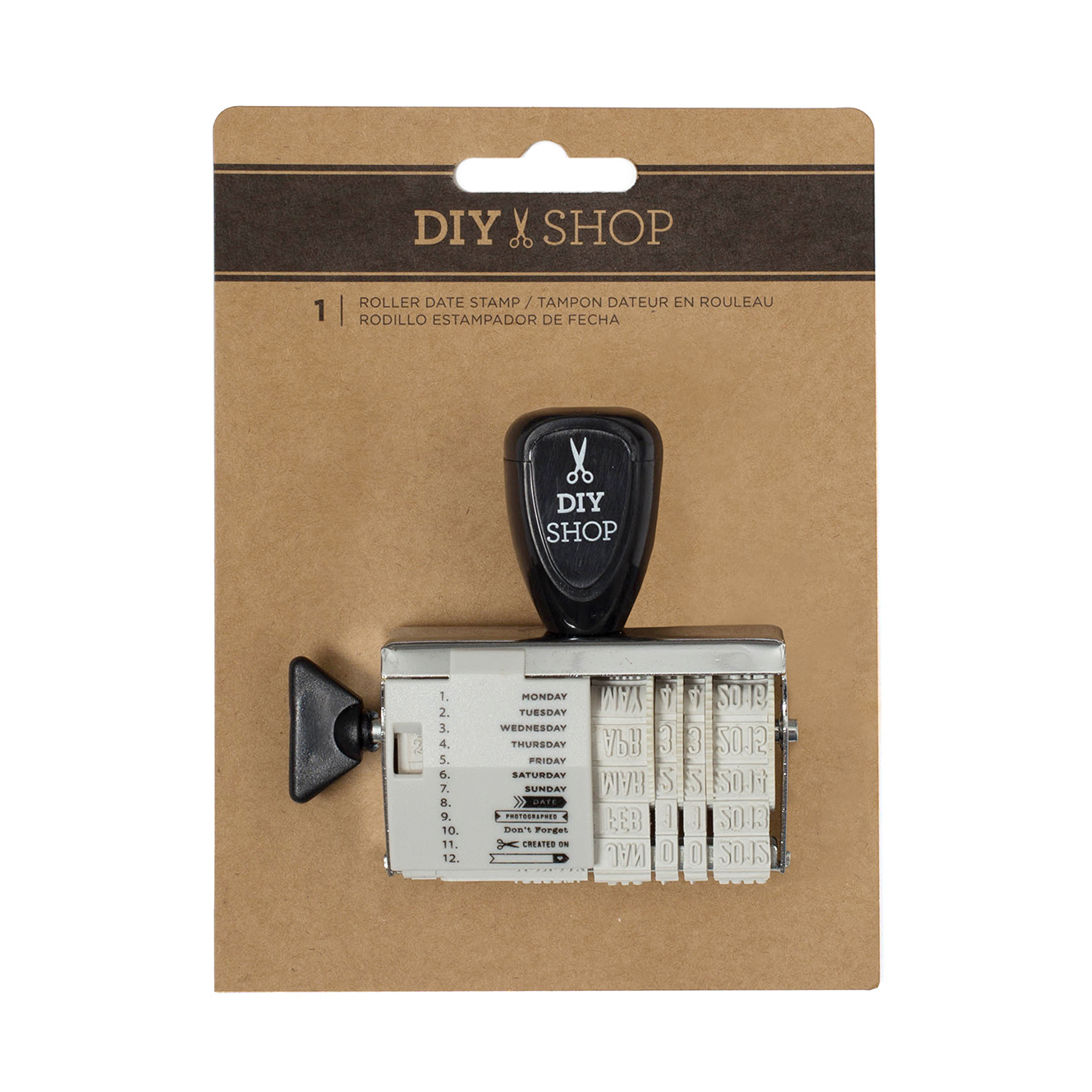 Sello de fecha giratorio