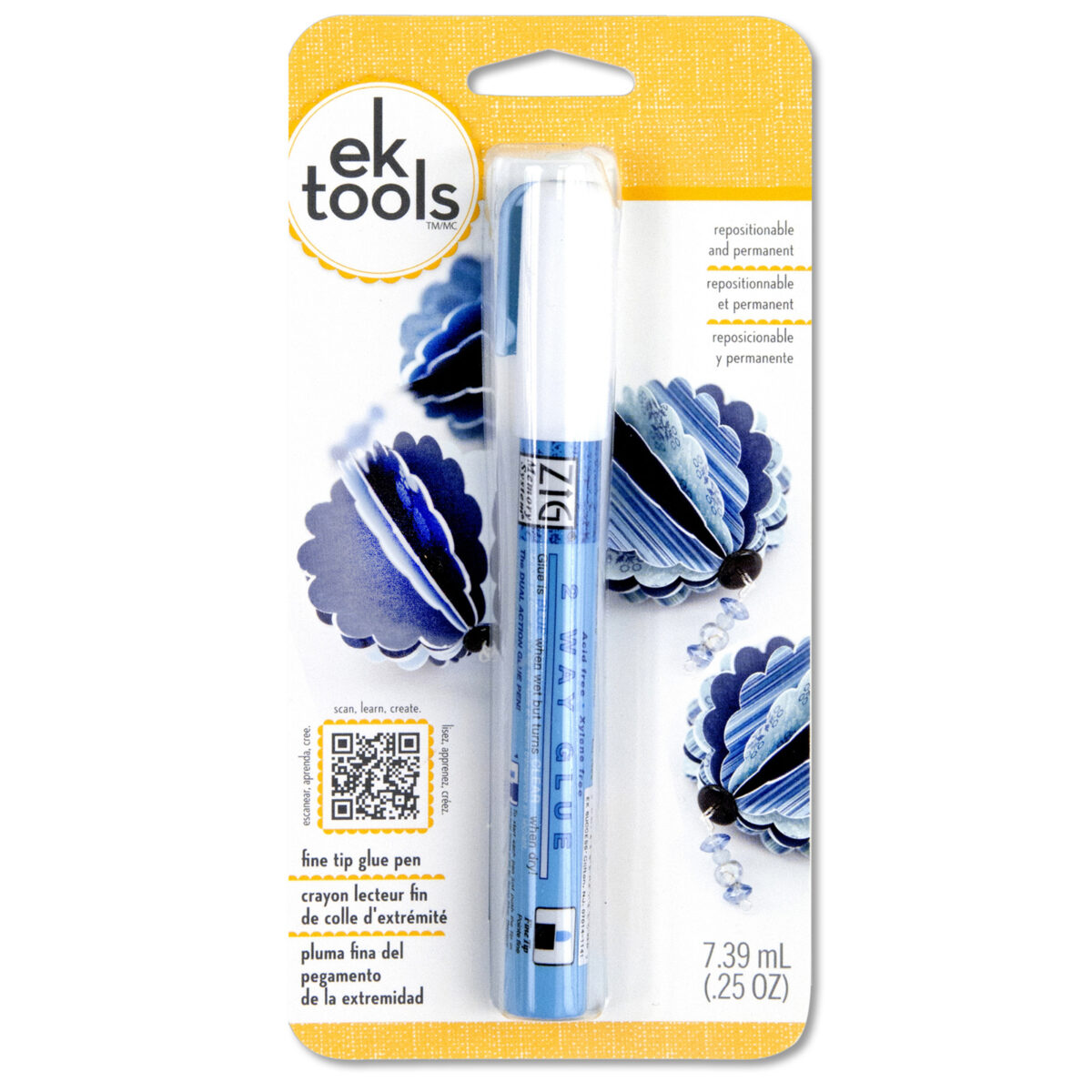 Pegamento Punta Fina Permanente - Ek tools