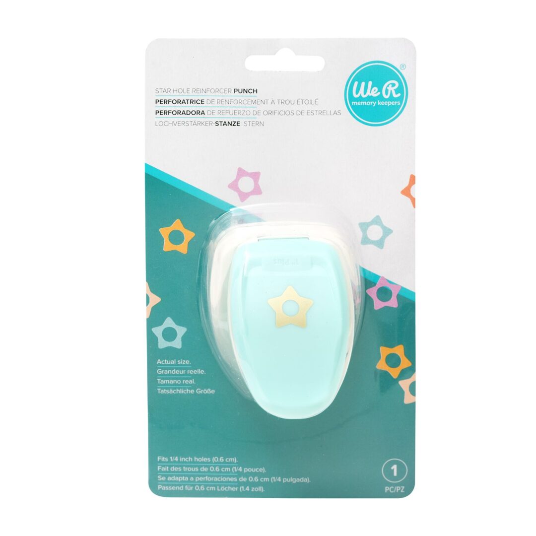 Star Hole Reinforcer Punch - Perforadora de refuerzo de orificios de estrella