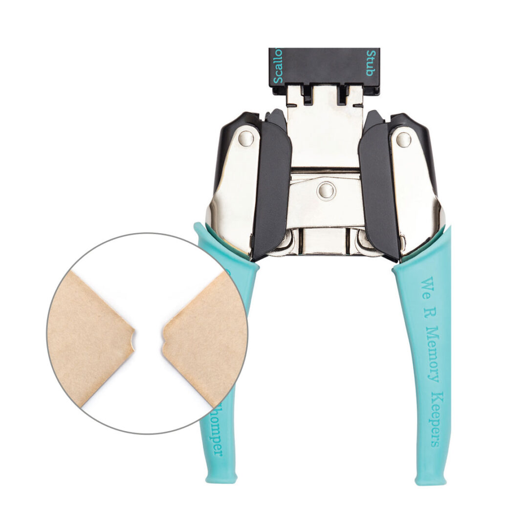 Crop a Dile- Corner Chomper Stub and Scallop - Cortador de esquinas - Corte de talón  y Corte de Vieiras
