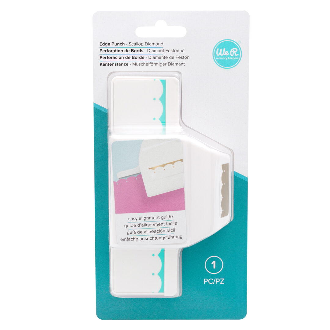 Edge Punch - Scallop Diamond - Perforación de Borde - Diamante de Festón