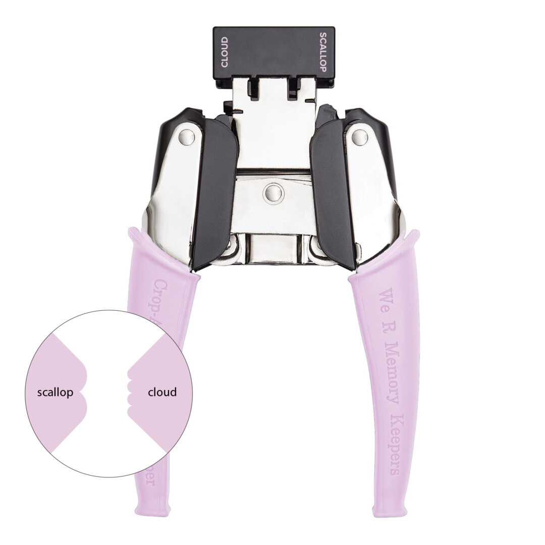 Crop a Dile- Corner Chomper Scallop and Cloud - Cortador de esquinas - Vieiras y Nube - Lila