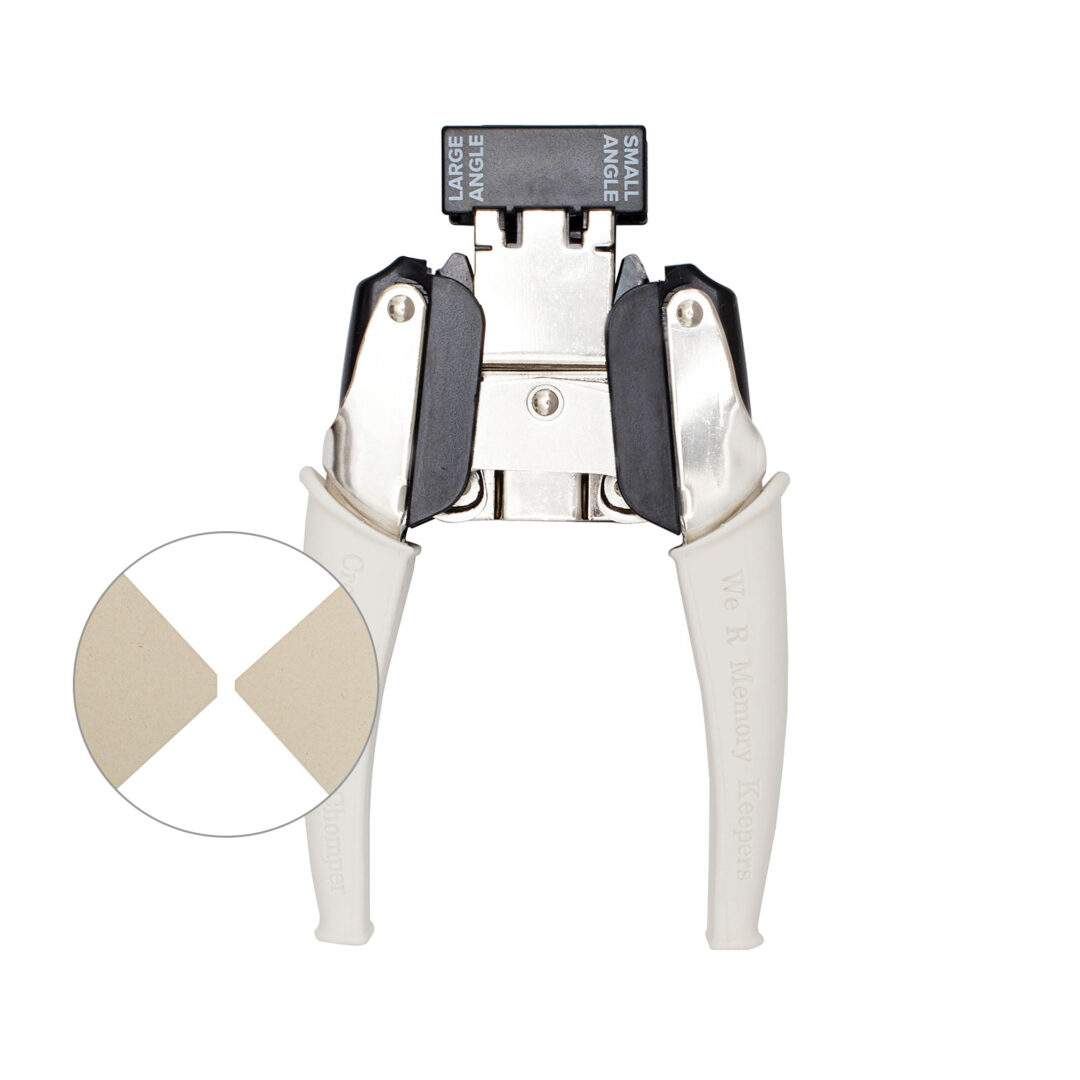 Crop A Dile - Corner Chomper – Large and Small Angle -Cortador de esquinas - Grande y Pequeño ángulo - Blanca