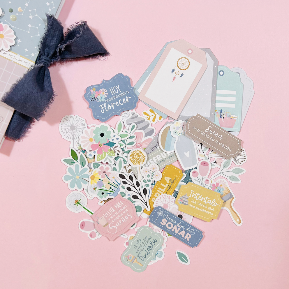 Die Cut Flores y Frases Sigue tus Sueños – Denisse Reynaga