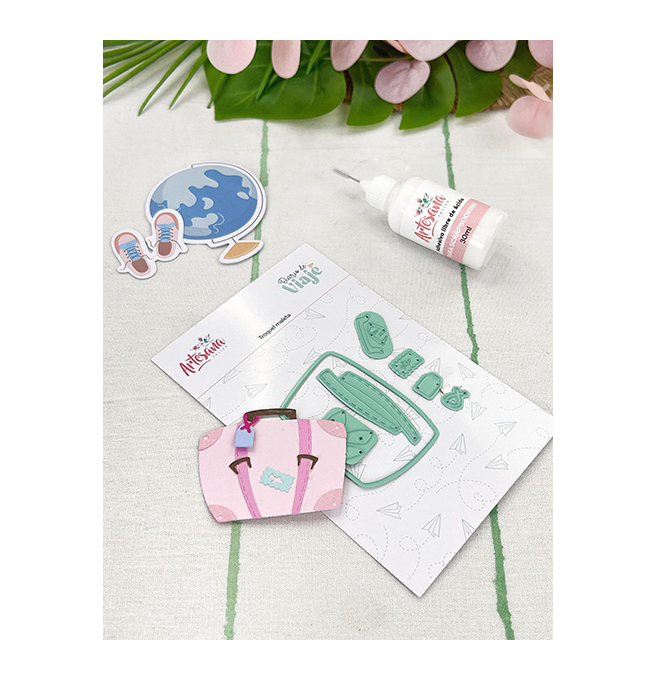 Troquel Maleta Diario de Viaje