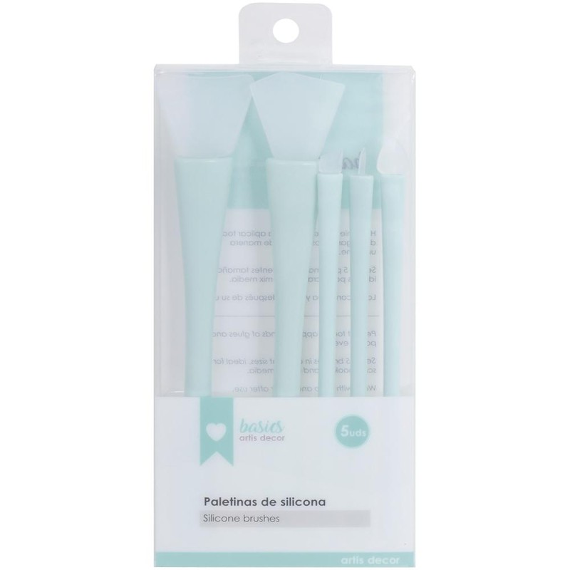 Set 5 Paletinas de silicona Mint