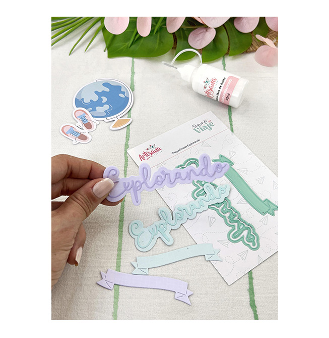 Troquel Explorando Diario de Viaje