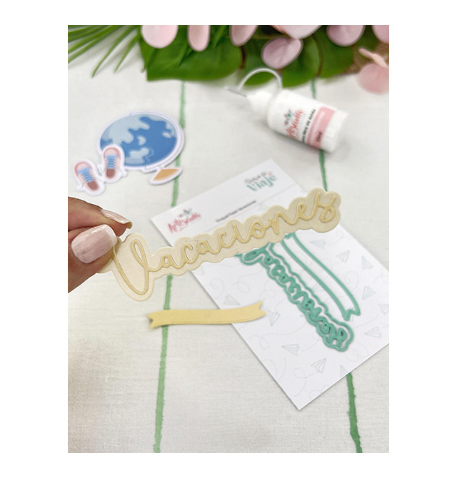 Troquel Vacaciones Diario de Viaje