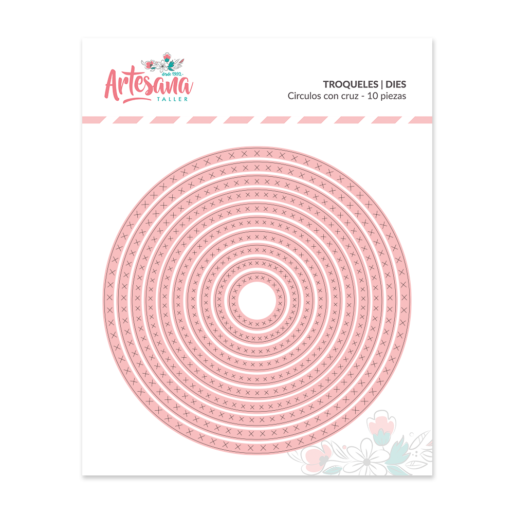 Troquel Circulos con Cruz