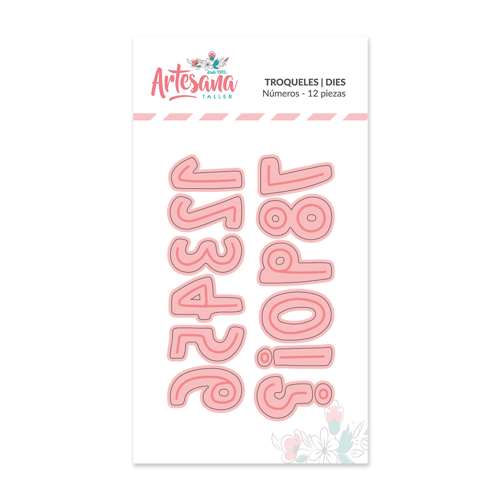 Troquel Números 12 piezas