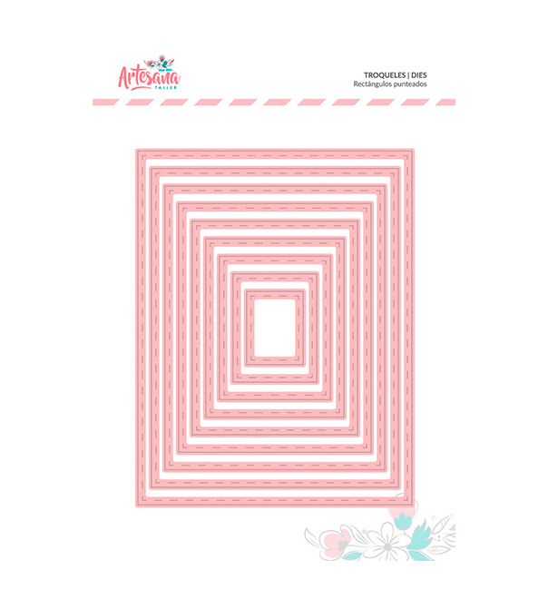 Troquel Rectángulos Punteados