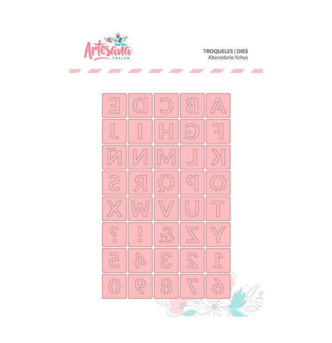 Troquel Abecedario Fichas