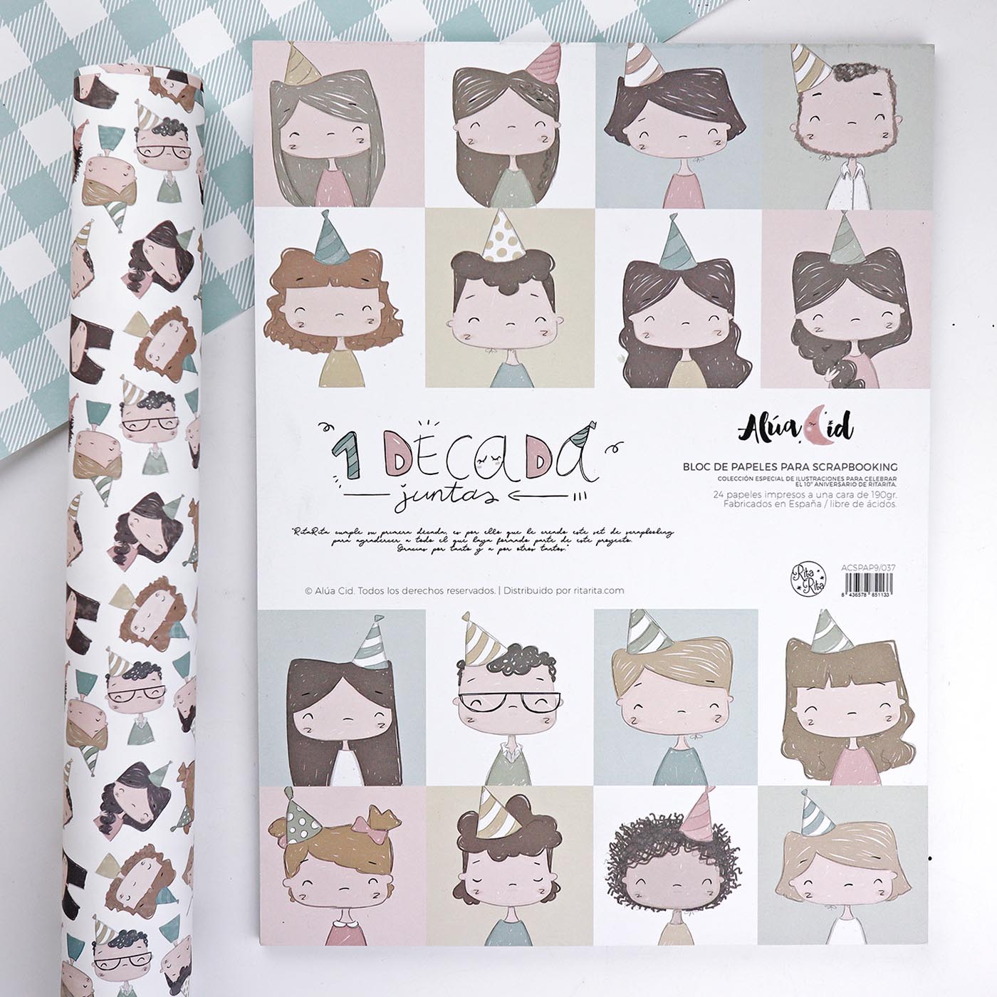 Bloc de 24 papeles 1 Década Juntas Alua Cid