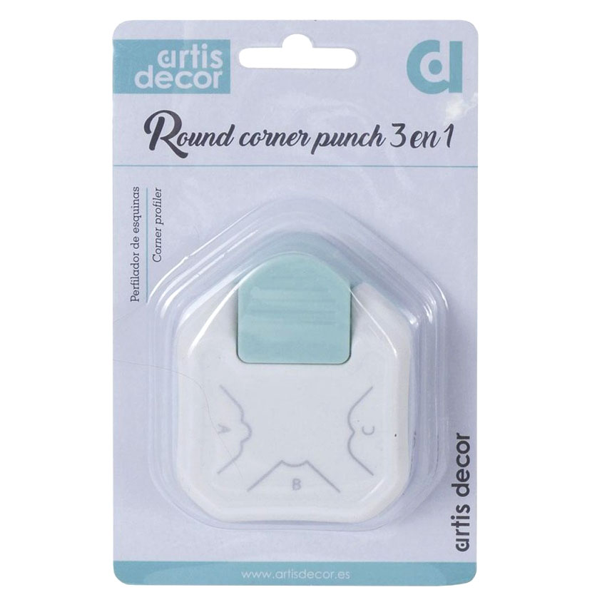 Perfilador de Esquinas- Round Corner punch 3 en 1