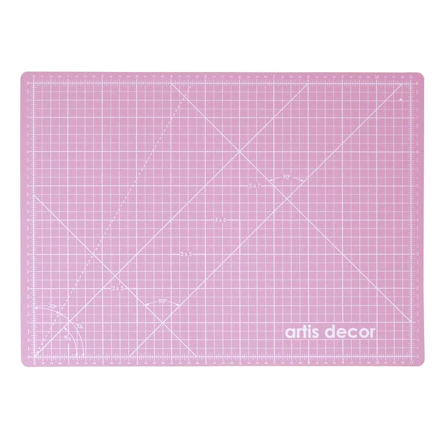 Tabla de Corte A4 Menta/Rosa