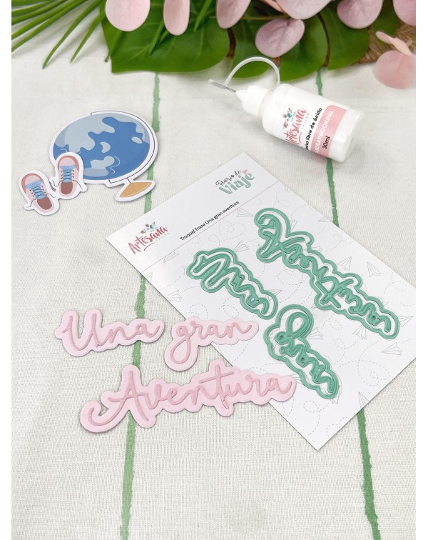 Troquel  Una gran Aventura  Diario de Viaje