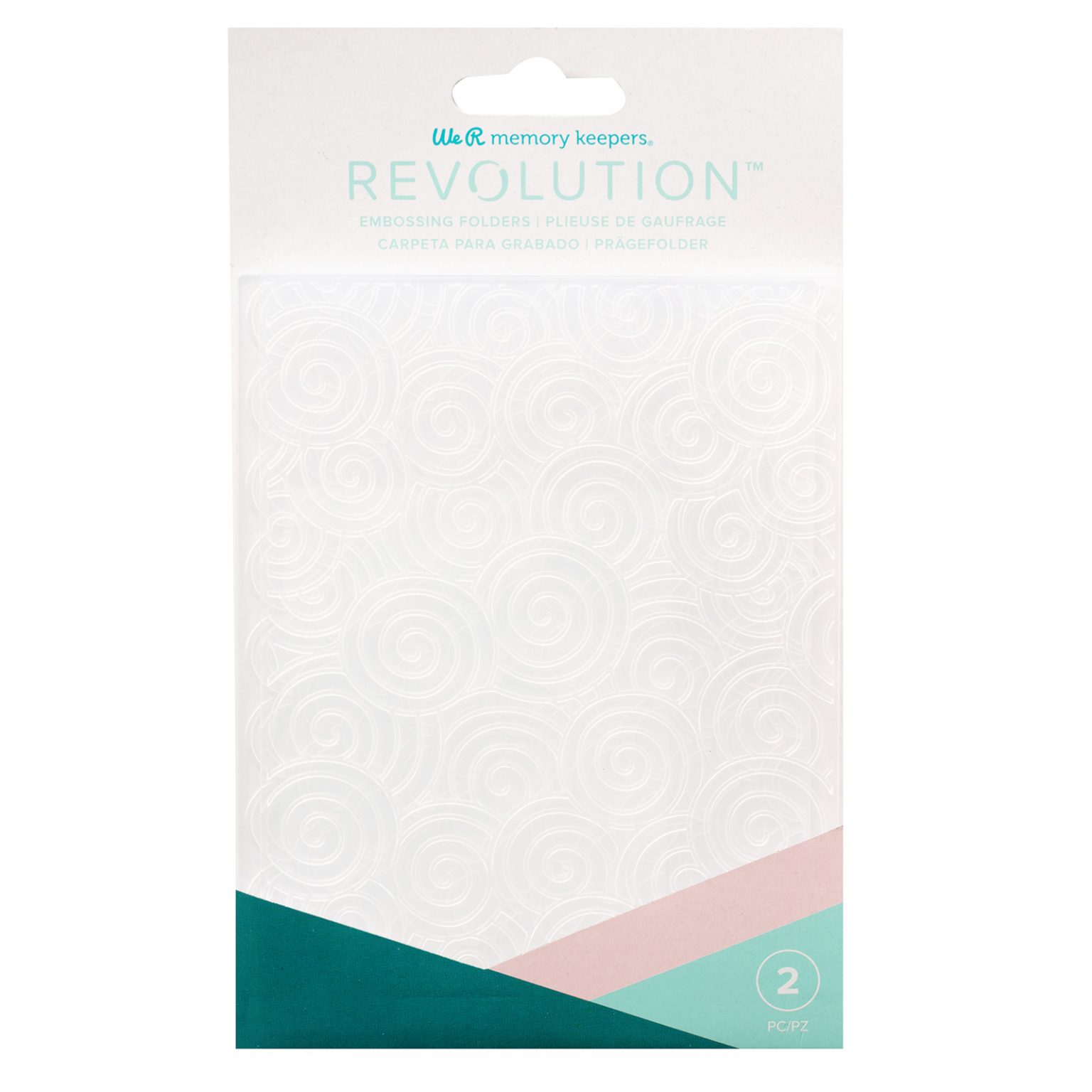 Carpeta de Embossing Swirls y Scallops -We R