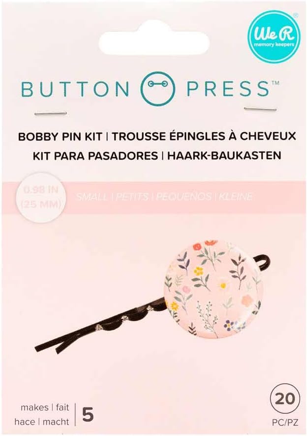 Button Press Collection – Button Backer – Bobby Pin Backers