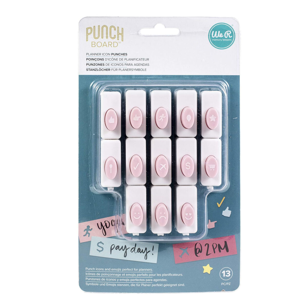 Set de perforadora con iconos- WeR