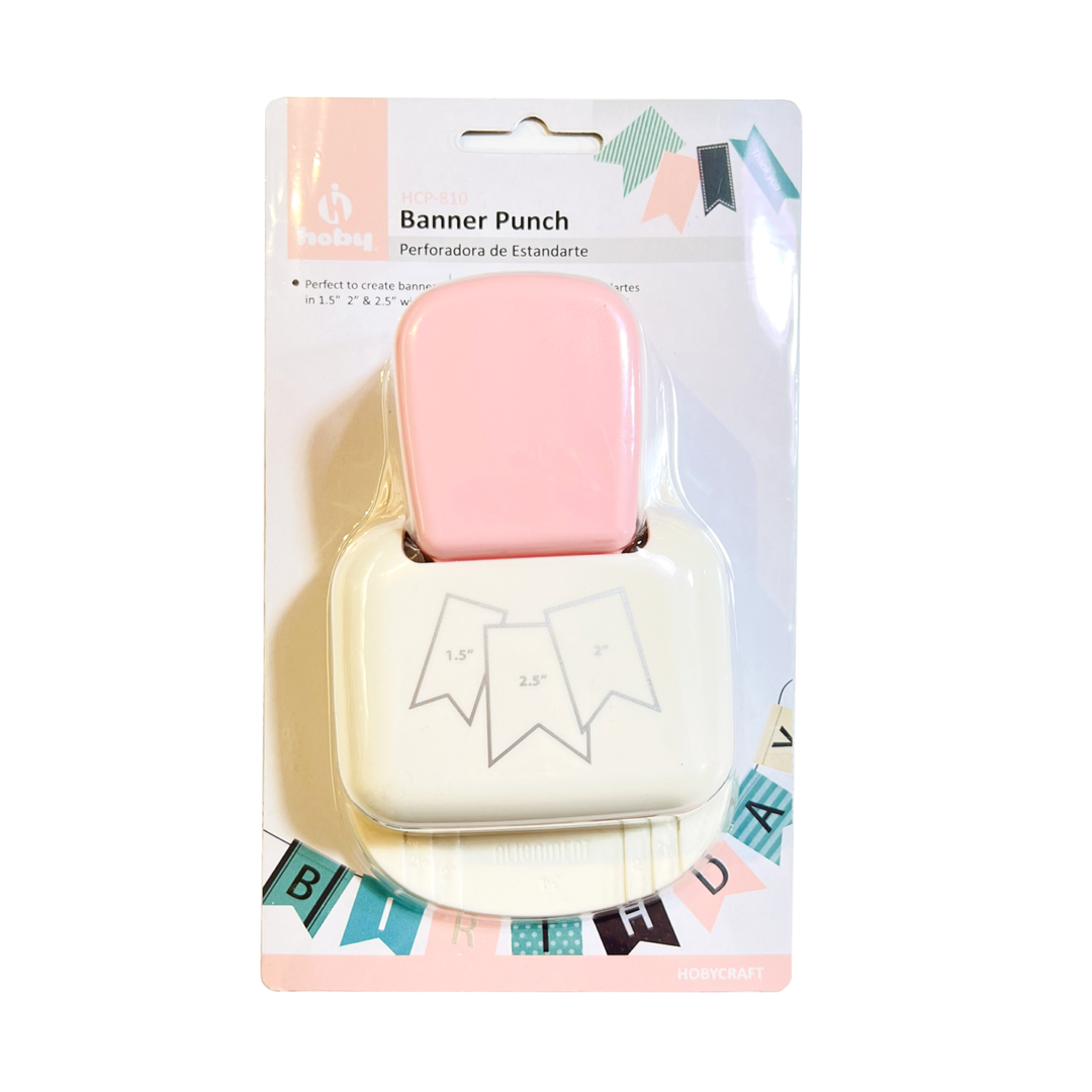 Perforadora 3 en 1 de banderines- Hoby