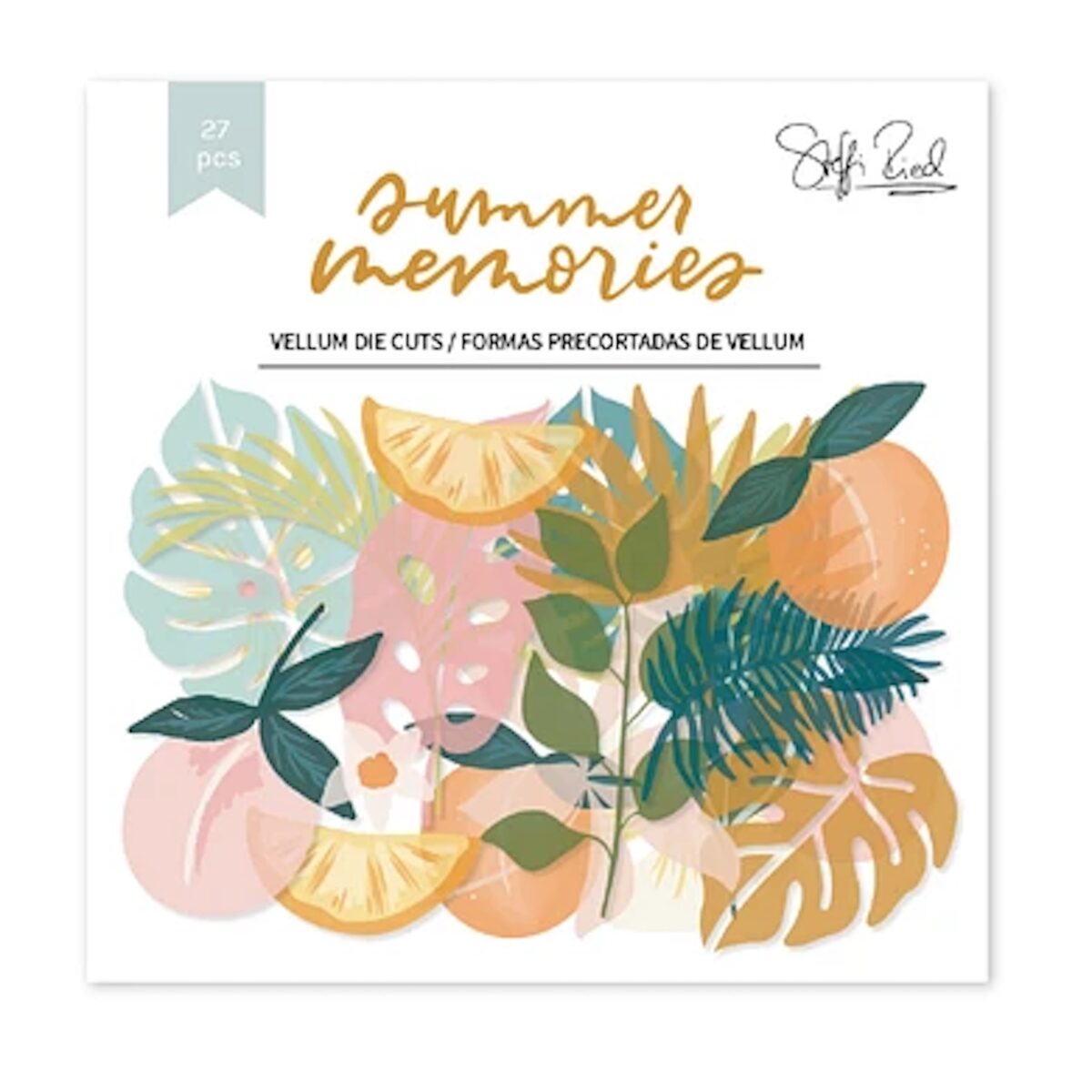 Die Cut Vellum Summer Memories - Steffi Ried