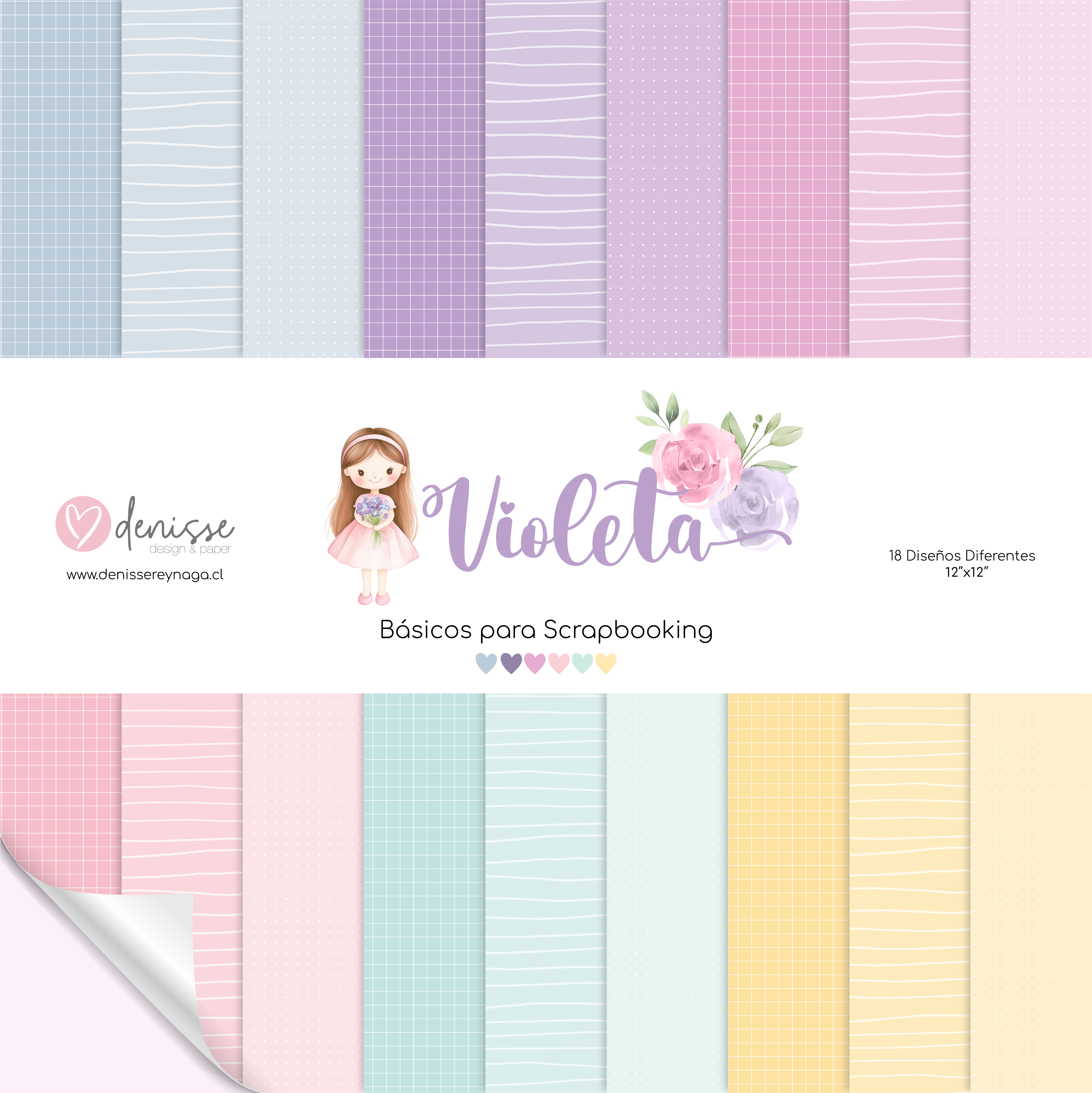 Colección Digital de Papeles Básicos VIOLETA