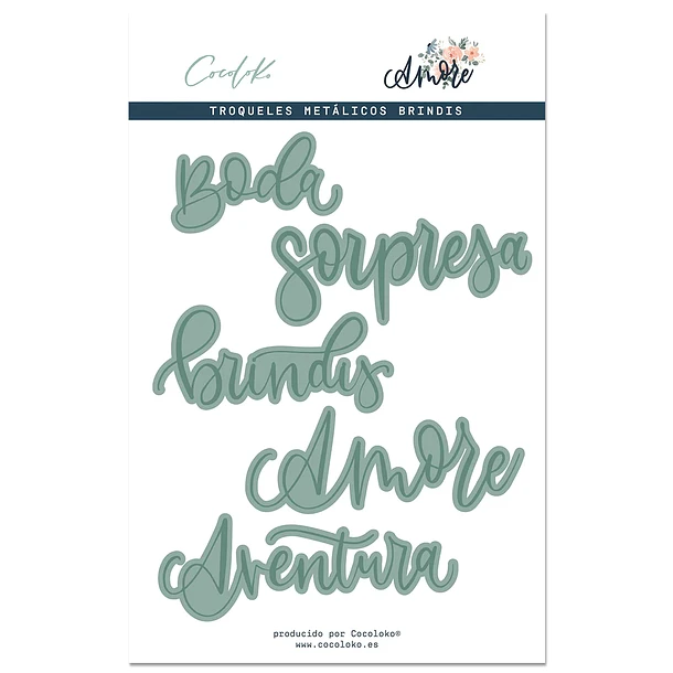 Troquel Brindis  Amore- CocoLoko