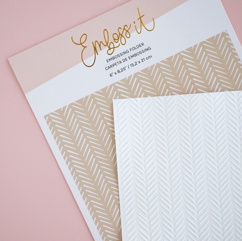 Carpeta Embossing  ESPIGA - Lora Bailora
