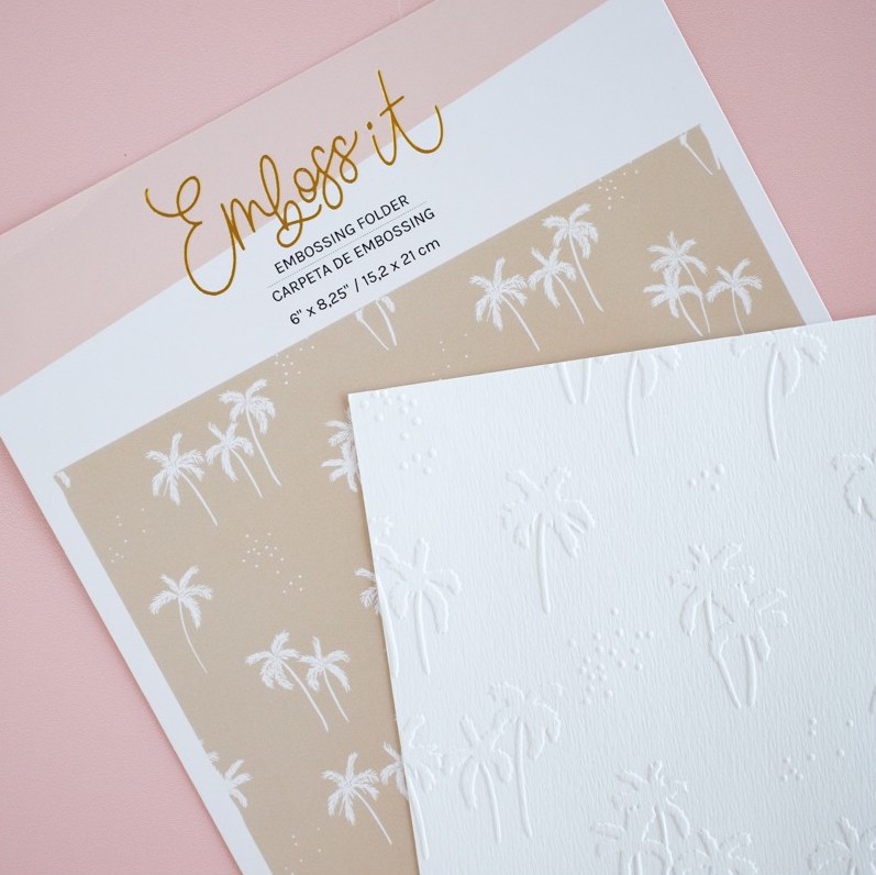 Carpeta de Embossing PALM BEACH - Lora Bailora