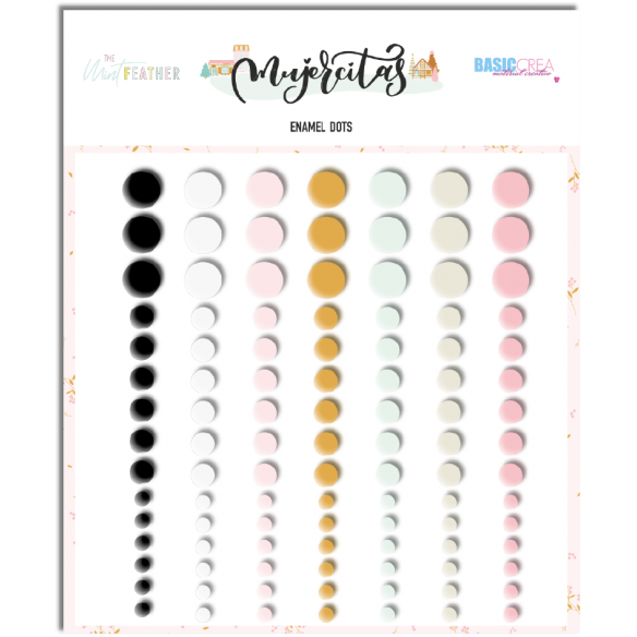 Enamel Dots Mujercitas - Basic Crea