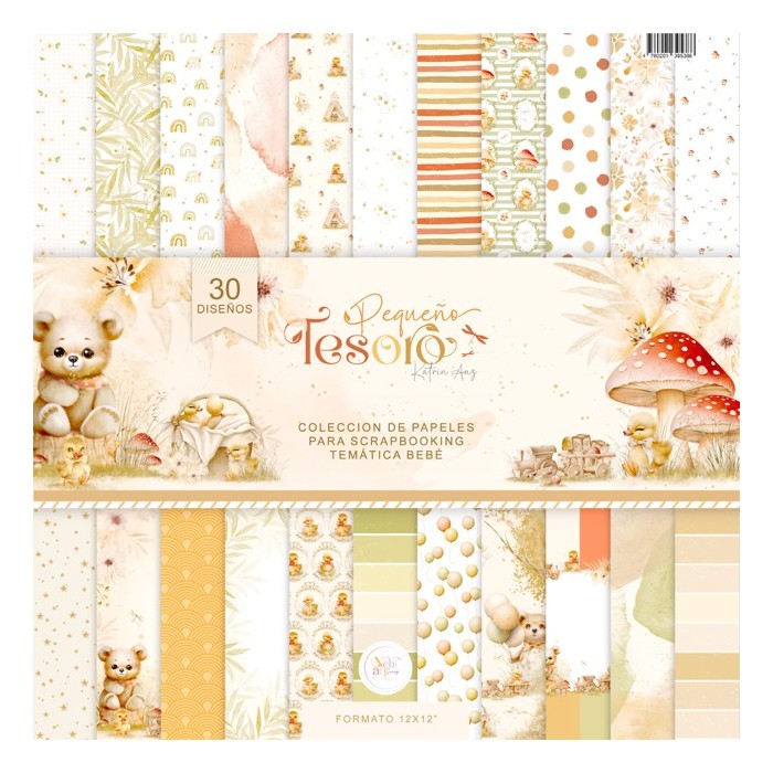 Kit Papeles Pequeños Tesoros - Nebian Scrap