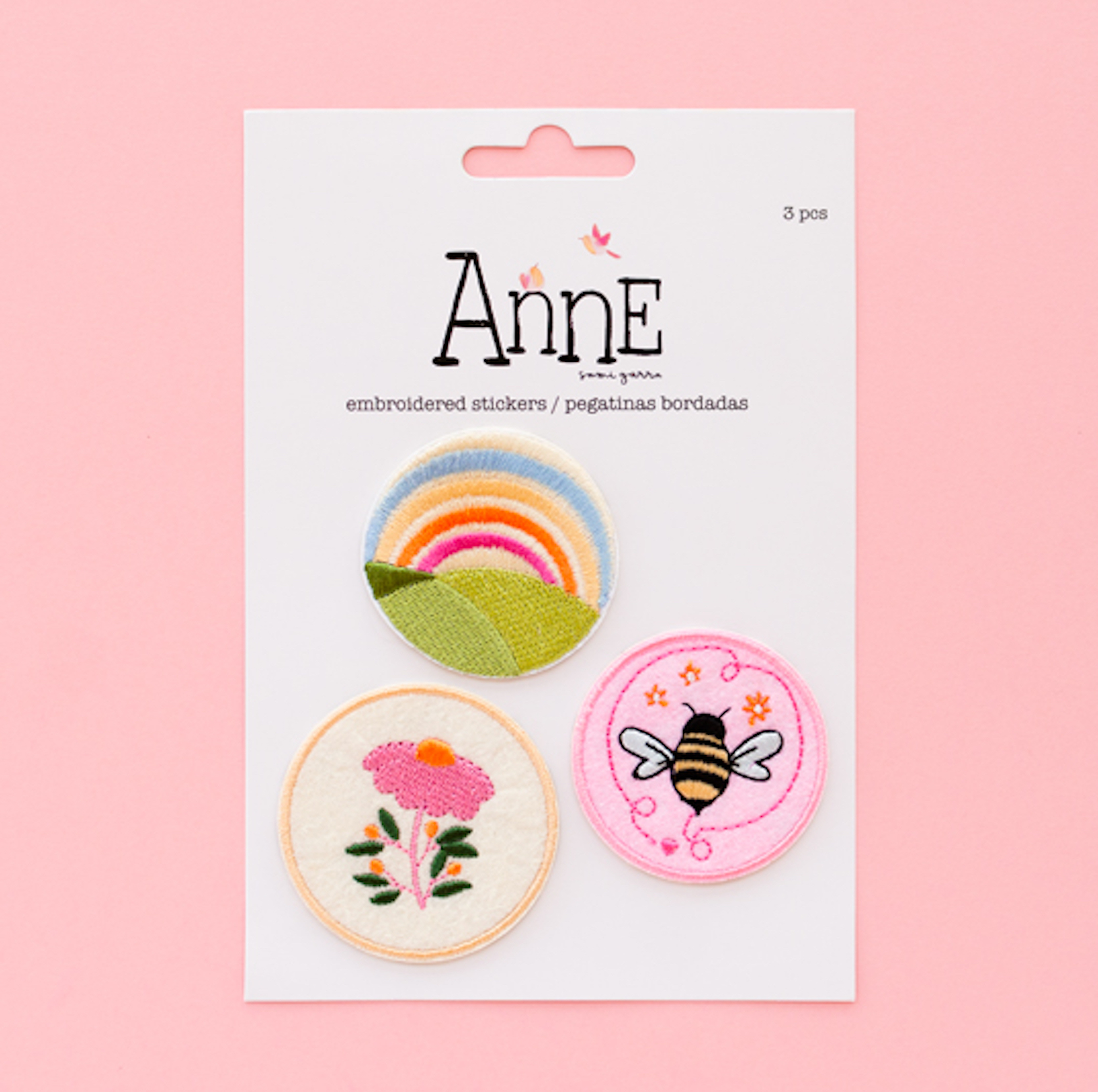 Pegatinas bordadas Anne - Sami Garra