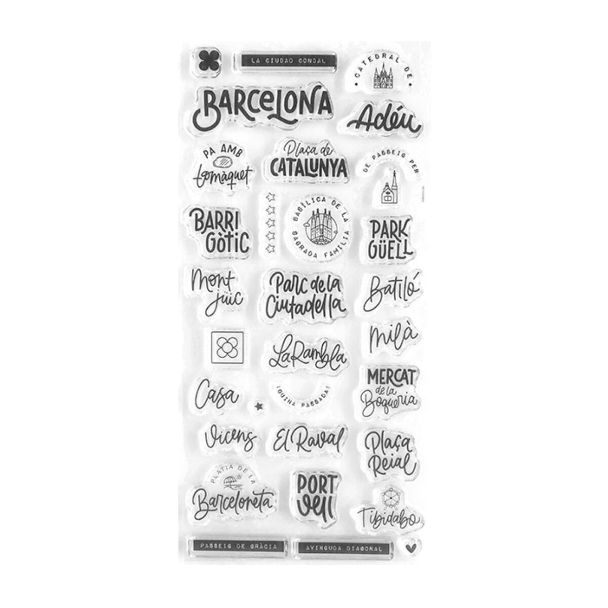 Sello Barcelona - Lora Bailora