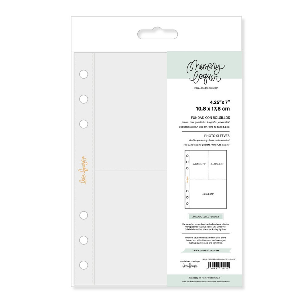 Set Fundas 4,25" x 7" - Lora Bailora