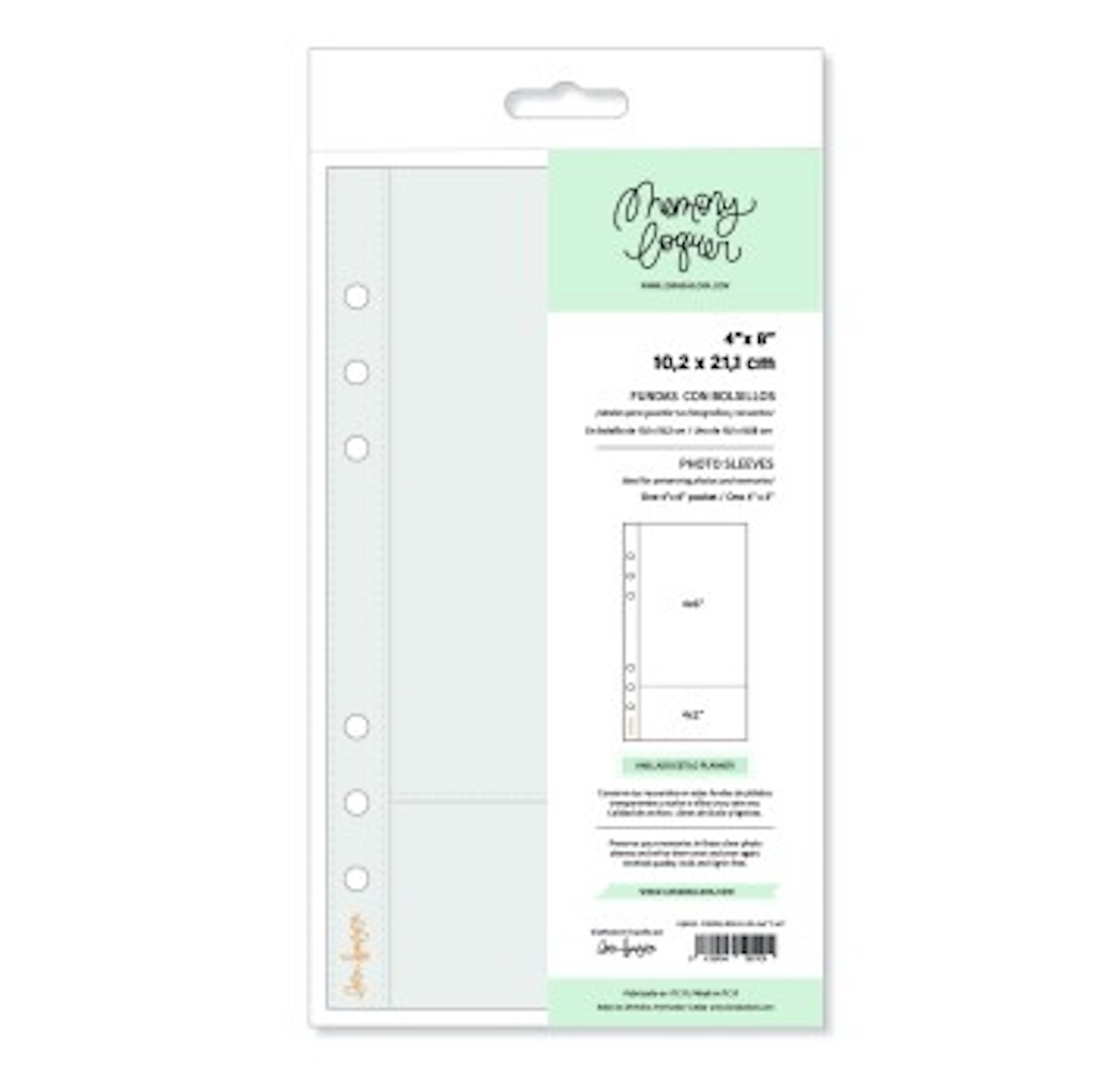 Set 10 fundas 4" x 8" - Lora Bailora