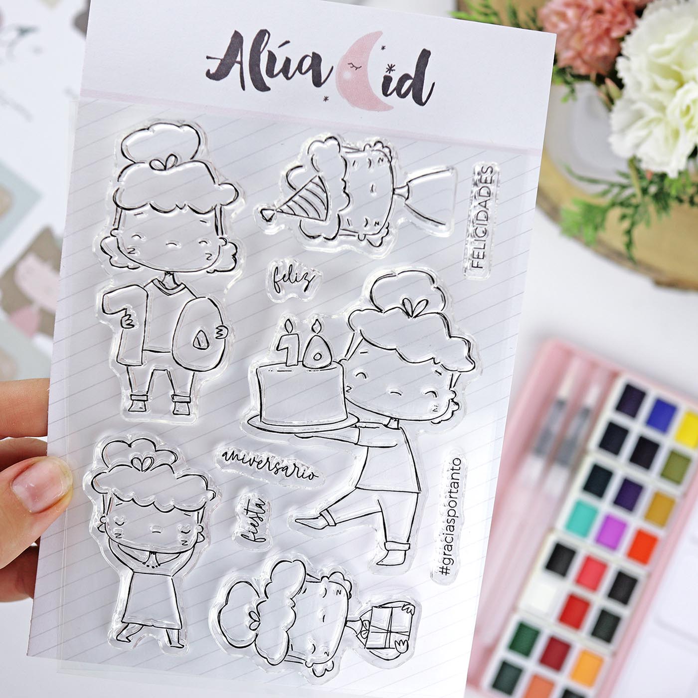 Set Sellos 10 años con Rita - Alúa Cid