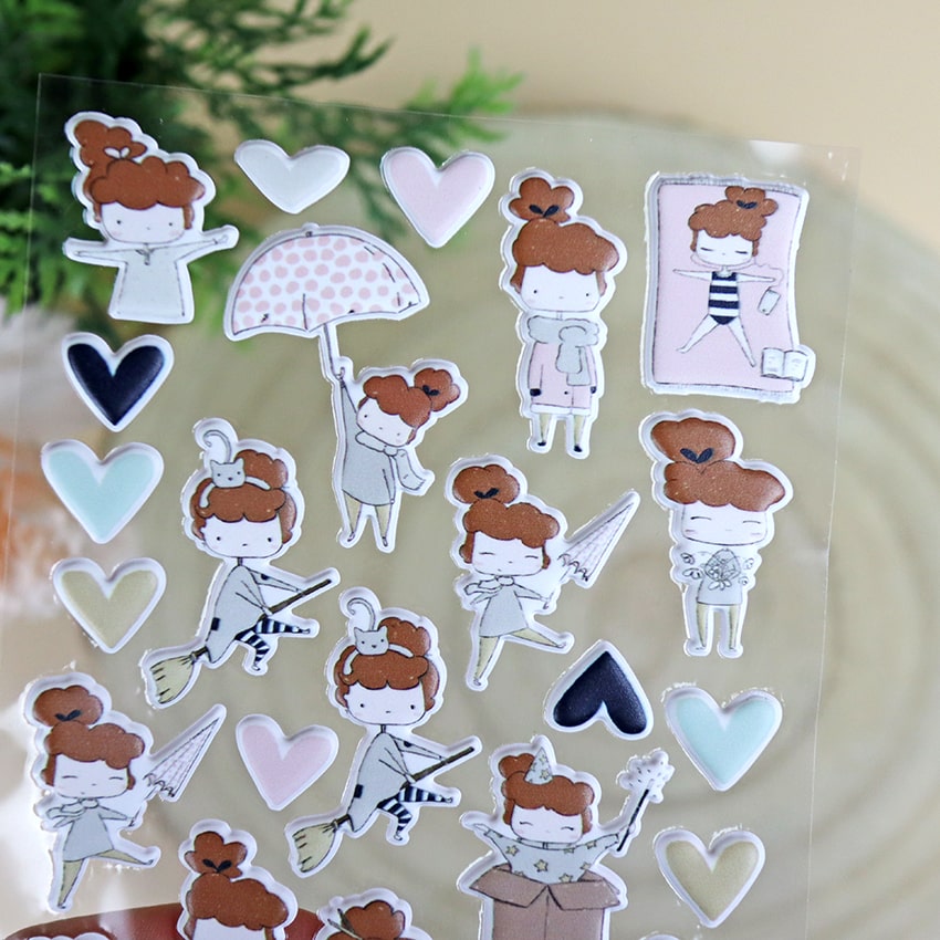 Puffy Stickers Rita - Alúa Cid