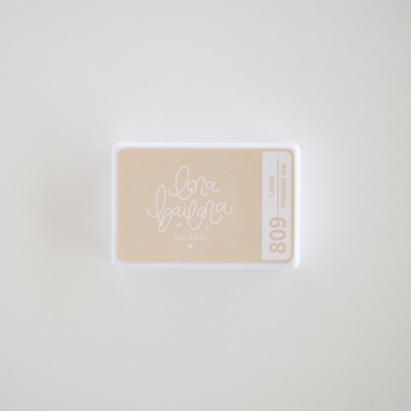 Tinta de pigmento - 809 Linen - Lora Bailora