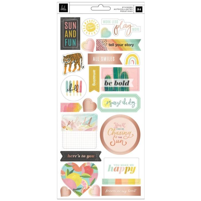 Cardstock Stickers  Sun Chaser  - Heidi Swapp