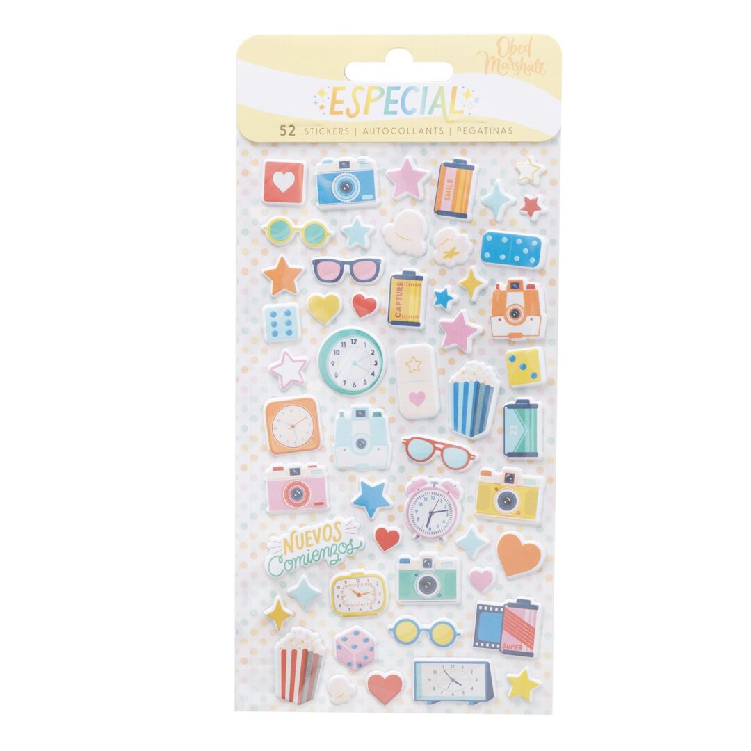 Stickers Puffy Especial - Obed Marshall