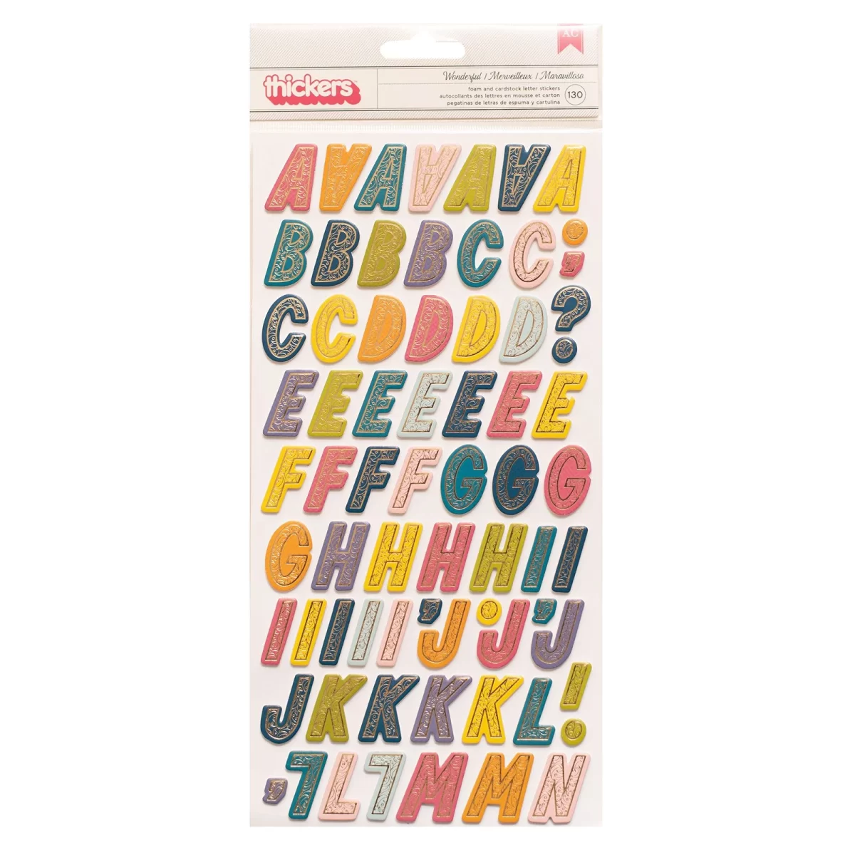 Thickers abecedario  Wonders - Paige Evans