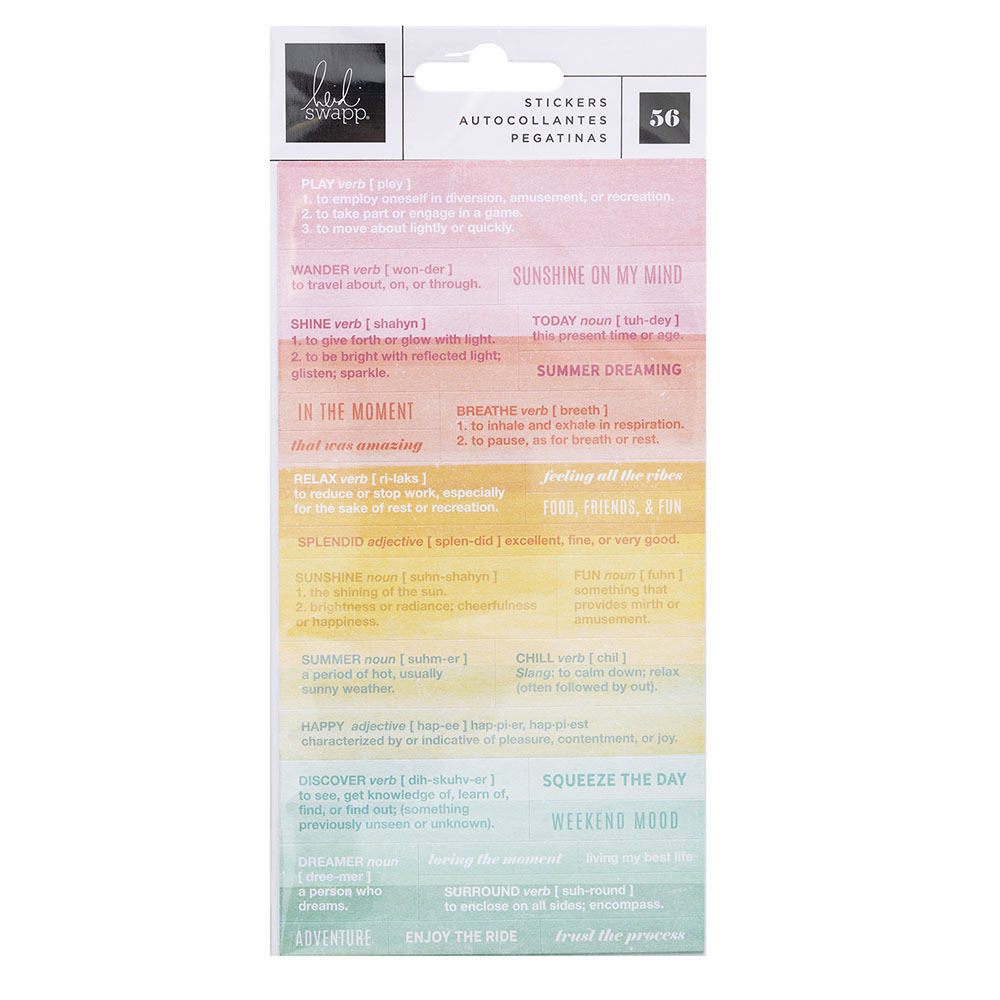 Stickers Sun Chaser - Heidi Swapp